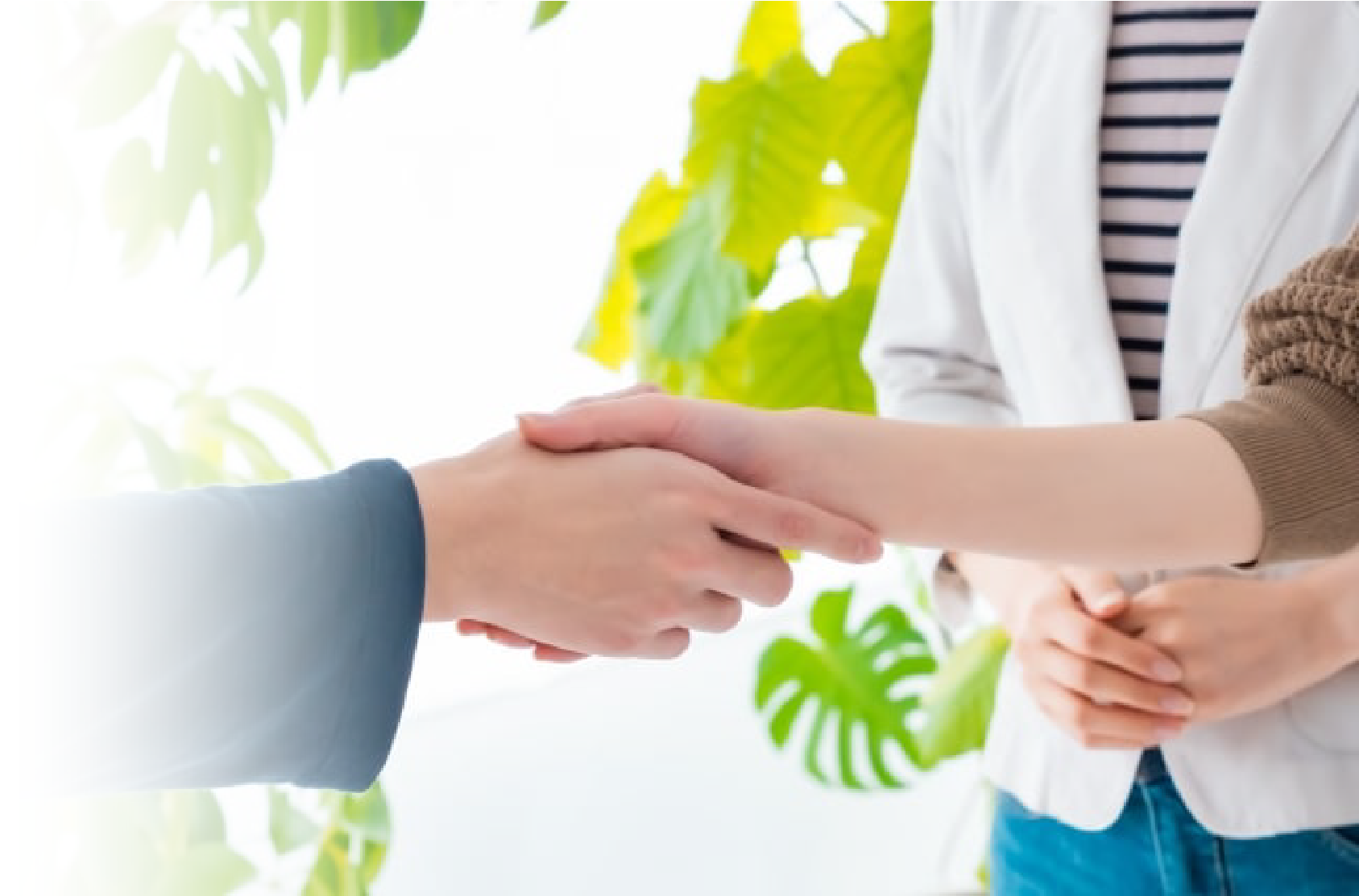 RIBAOで依頼者が施工業者を比較して選択しマッチングが成立したイメージ